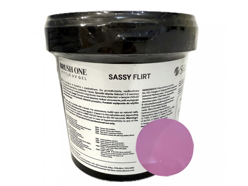 Silcare BOTTLE UV GEL SASSY FLIR Silcare BOTTLE UV GEL SASSY FLIR