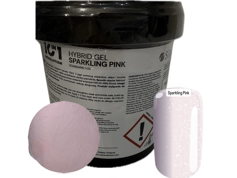 SI10в1 HYBRID GEL SPARKLING PINK