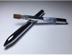 Кисть металл складная для геля квадрат #10
