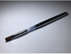 Кисть металл складная для геля квадрат #10