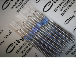 Кисть для геля #2, овал, железо Кисть для геля #2, овал, железо