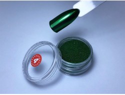 Втирка зеленый металлик 4