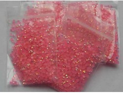 Стразы декор розовые