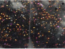 Стразы декор черная сирень