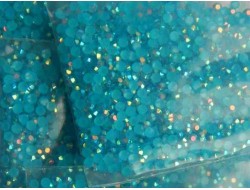 Стразы декор голубой