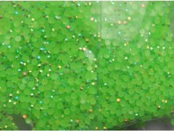 Стразы декор лайм