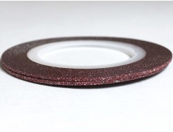 Лента блеск красная,1мм