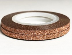 Лента блеск оранжевая,3мм