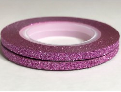 Лента блеск розовая,3мм