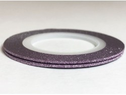 Лента блеск сиреневая,1мм