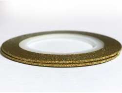Лента блеск золото,1мм