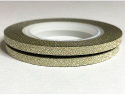 Лента блеск светлое золото,3мм