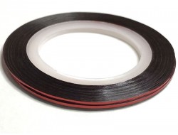 Лента глянец красная,1мм