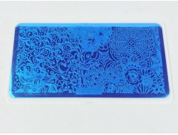 Пластины для стемпинга SPV-007 с белой подложкой