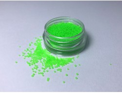 Бульонки стекло неон зеленые, 5 гр.