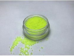 Бульонки стекло неон желтые, 5 гр.