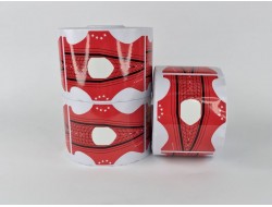 Формы красные двойные 300 шт