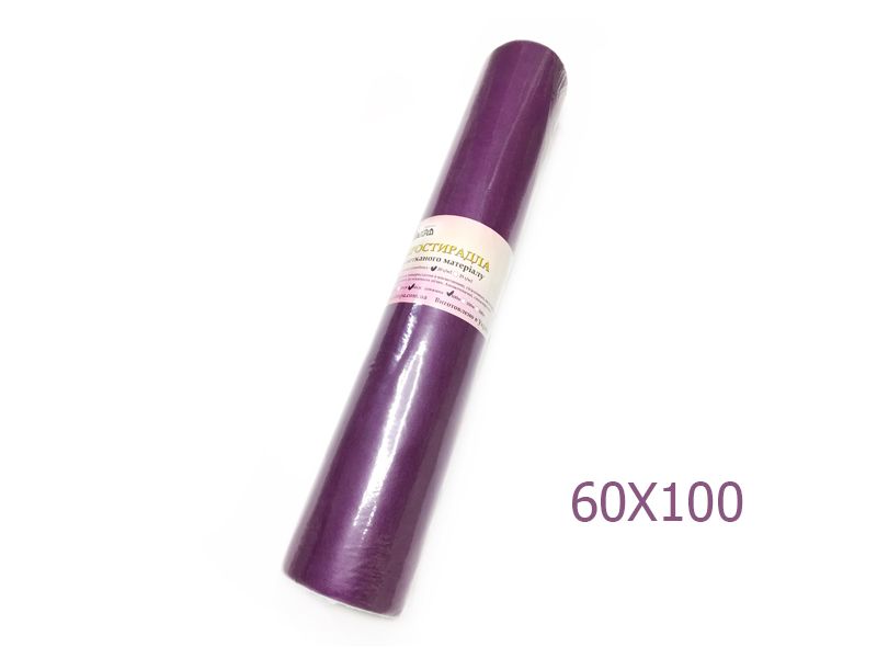 Простынь фиолетовая 60см x 100м