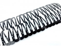 Заколка-хлопушка черная, 1 шт